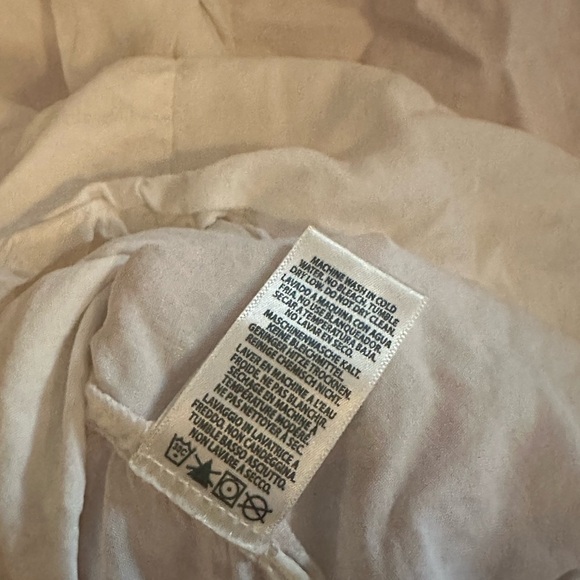 Anthropologie Cream Button-Up Blouse - Picture 6 of 8